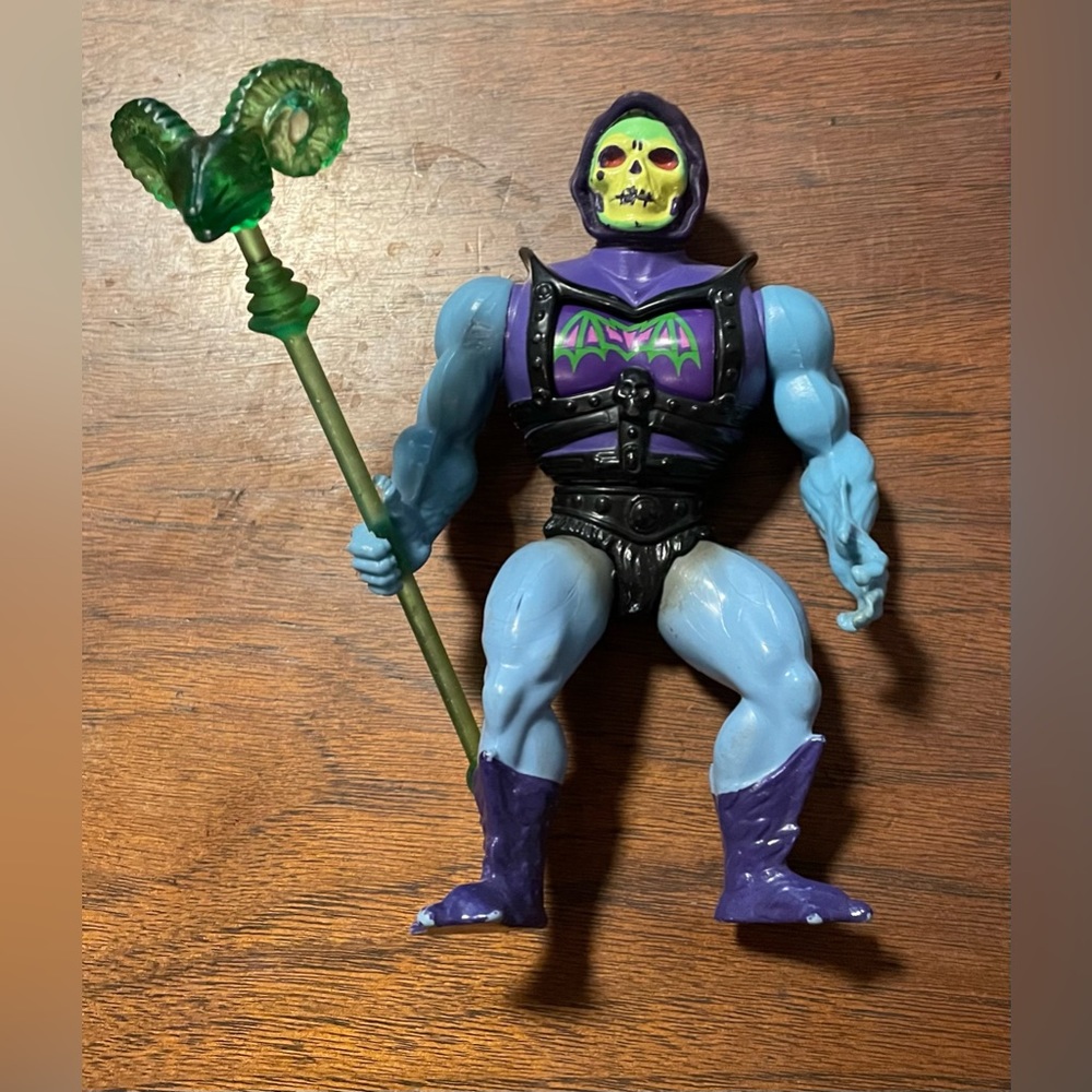 🩸 Vintage 1983 SKELETOR Battle Damage Armour Action Figure 🩸